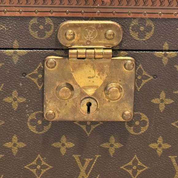 LOUIS VUITTON BOITE TRAIN CASE PHARMACY VANITY MAKE UP MIRROR LOCK AND KEY TRUNK - Picture 15 of 15